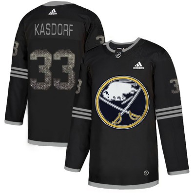 Adidas Buffalo Sabres #33 Jason Kasdorf Black Authentic Classic Stitched NHL Jersey Men's
